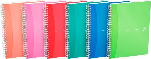 Actual product image Oxford Spiral notebook MyColours A5 100104780 lined 7mm, 90g 90 sheets (A5, Lined)
