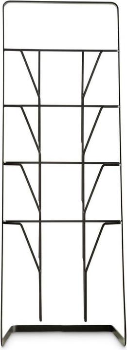 Actual product image Yamazaki Magazine rack with 4 compartments TOWER (25 x 18 x 71 cm)