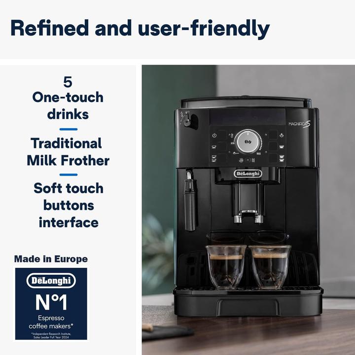 Productafbeelding De'Longhi DeLonghi Magnifica S Kaffeevollautomat, Schwarz
