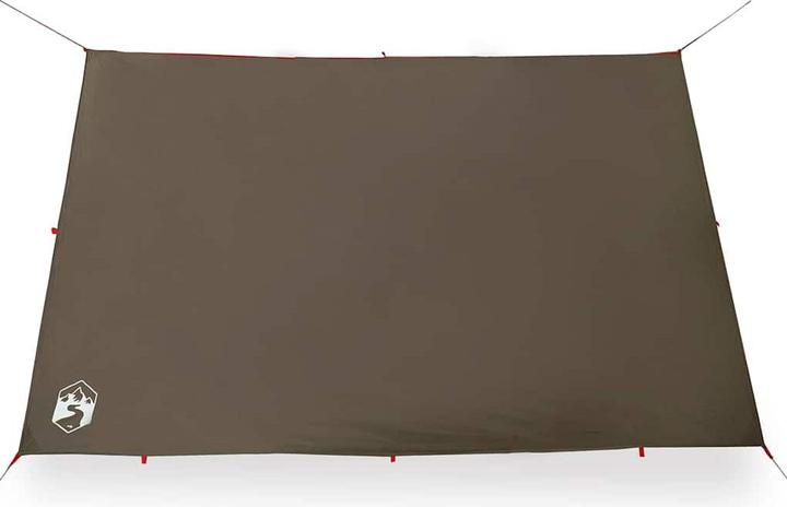 Produktbild VidaXL Tarp Sonnensegel Hängematte Zeltplane Braun 406x306cm Wasserdicht (Tarp, 1.15 kg)