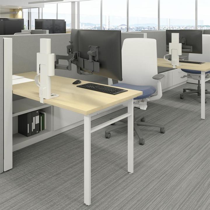 Actual product image Ergotron Trace Dual Monitor Mount, Slim Profile C (Table, 27", 9.80 kg)