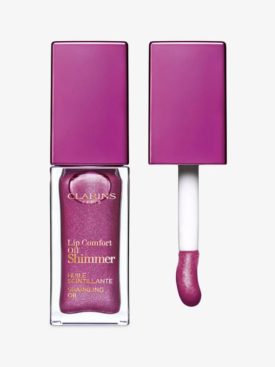 Actual product image Clarins Lip Comfort Oil - Shimmer Funky Raspberry 03 (No. 03 - funky raspberry)