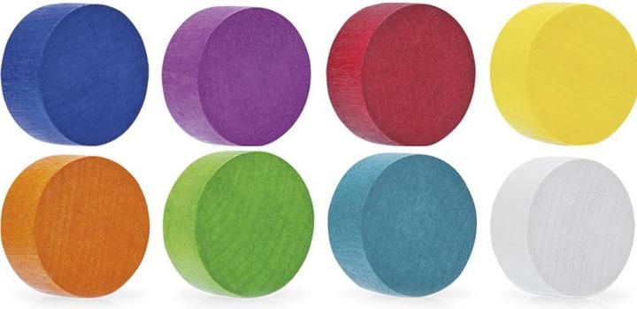 Image du produit Magnetoplan Aimant Circle (Ø) 30mm Bleu, Rose, Rouge, Orange, Jaune, Vert, Bleu-Vert, Blanc 8 pcs. 16 (8x)