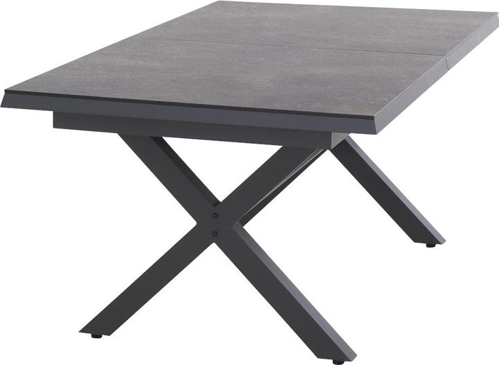 Siena Garden Sincro Ausziehtisch 200/260x100cm matt anthrazit / HPL titan