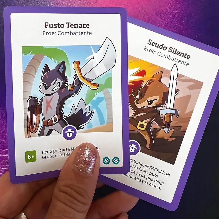 Actual product image Asmodée Here to Slay - Druids and Fighters