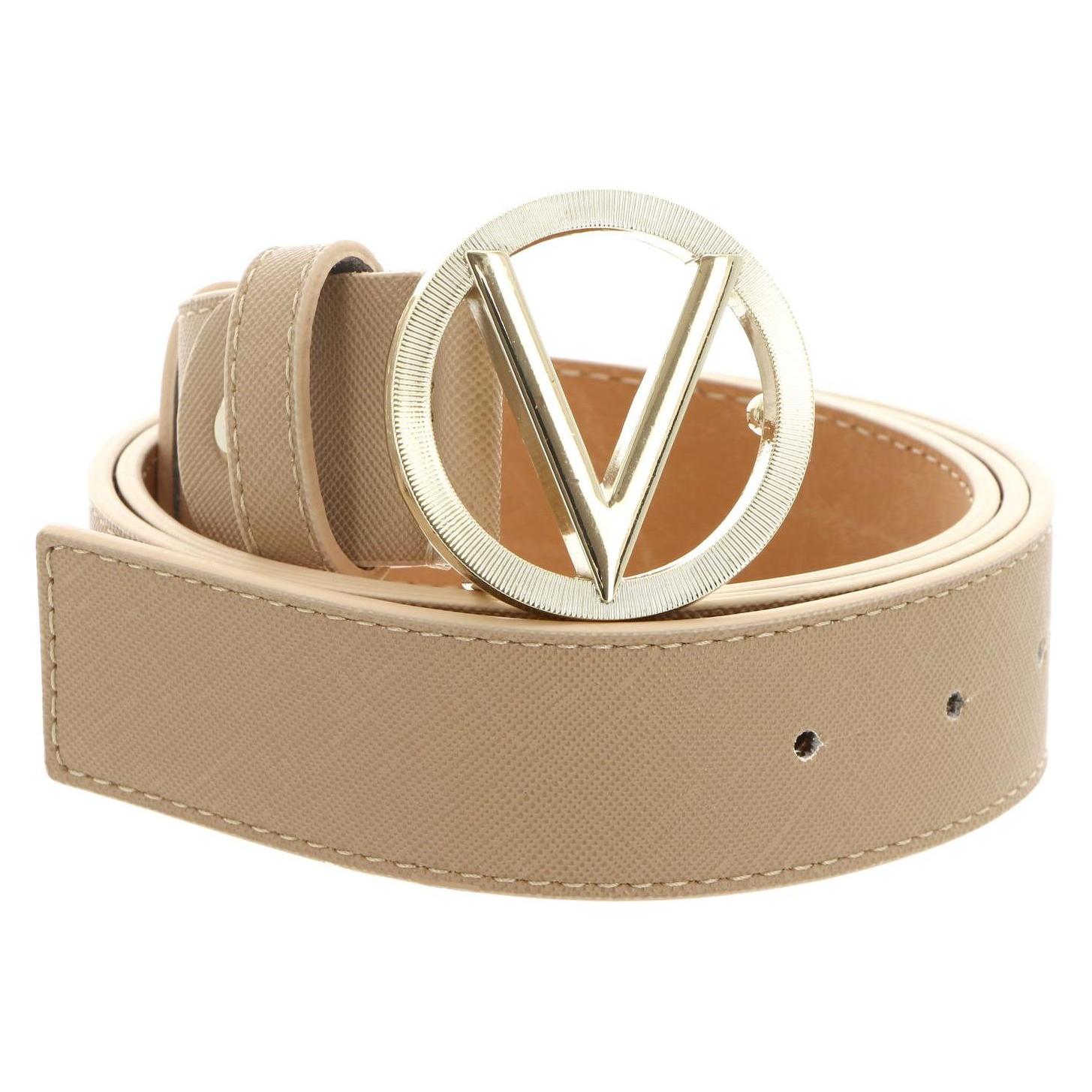 Valentino, Damen, Gürtel, Hampton Plaque Buckle Belt, Beige, (95)