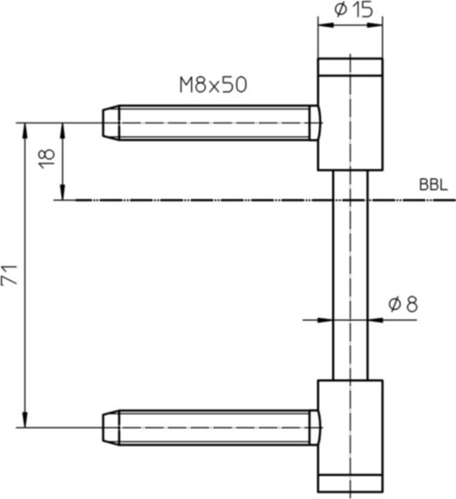 Actual product image Simonswerk Flügelteil V 0026 WF V 0026 WF Stahl vernickelt