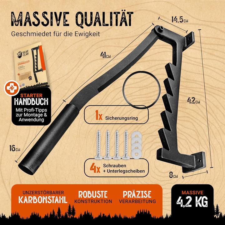 Immagine prodotto Bear Claw Holzspalter zur Wandmontage