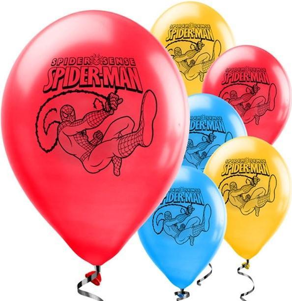 Qualatex Spiderman-Latexballons (6x)
