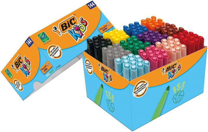 Produktbild Bic KIDS Fasermaler Visacolor XL, 144er Kartonbox (144x)