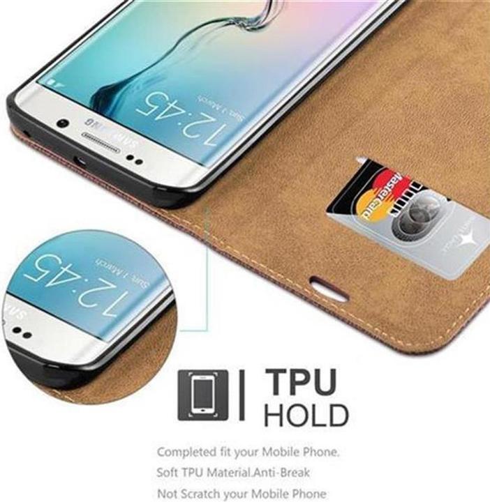 Actual product image Cadorabo Book Bast Optics Cover (Samsung Galaxy S6 Edge)