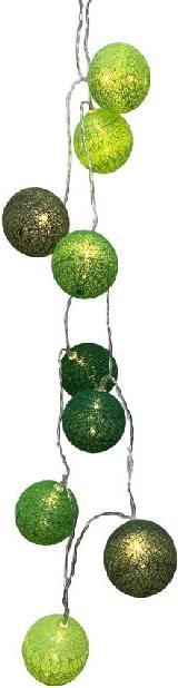 Actual product image GuGus LED fairy lights Cotton Ball "dk-green" (1.35 m)