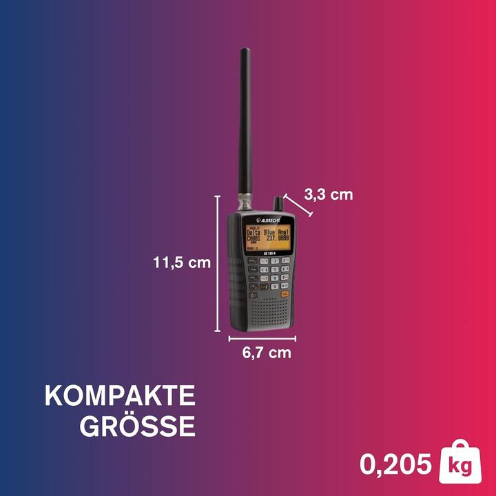Produktbild Albrecht AE125H Funkscanner (10 km)