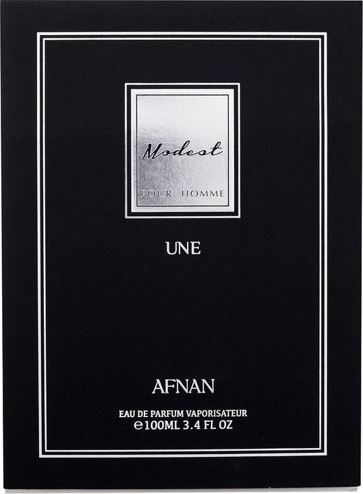 Actual product image Afnan Modest Pour Homme Une by Eau de Parfum Spray 100 ml (Eau de parfum, 100 ml)