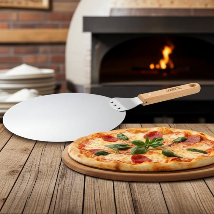 Actual product image Excellent Houseware Pizzaschaufel aus Edelstahl, Ø 30,5 cm