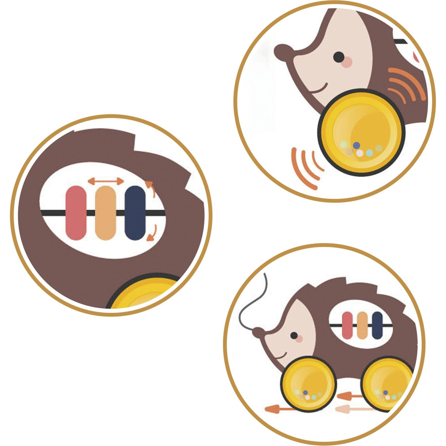 Thumbnail - Scandinavian Baby Products Igel zum Nachziehen