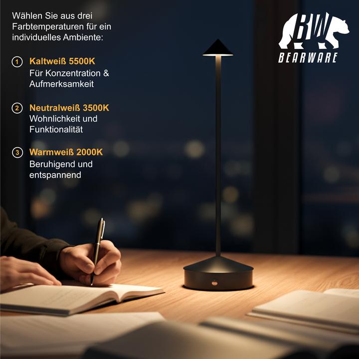 Actual product image Bearware Tischleuchte kabellos