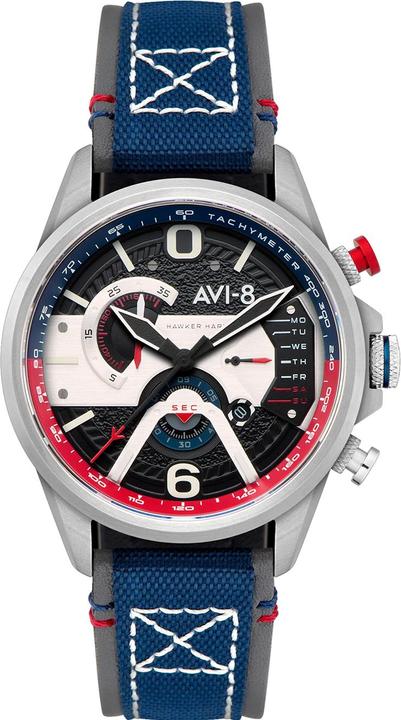 Actual product image AVI-8 AV-4056-09 Hawker Harrier Dual Retrograde (Chronograph)