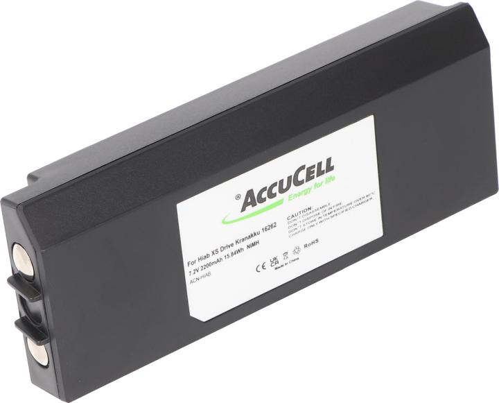 Immagine prodotto AccuCell Akku für den Hiab XS Drive Kranakku 16262, 3786692 (7.20 V, 2000 mAh)