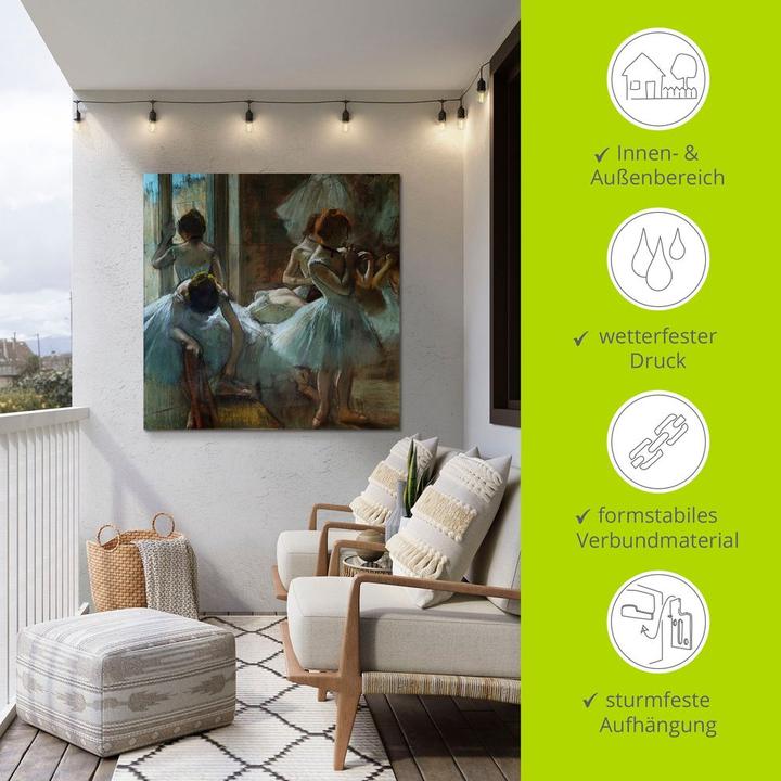 Image du produit Artland Danseuses bleues à l'entracte R2FQ (40x40 cm)