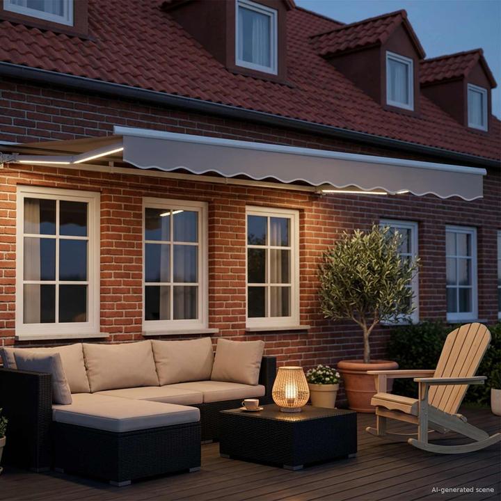 Actual product image vidaXL Einziehbare Markise (2.50 m)