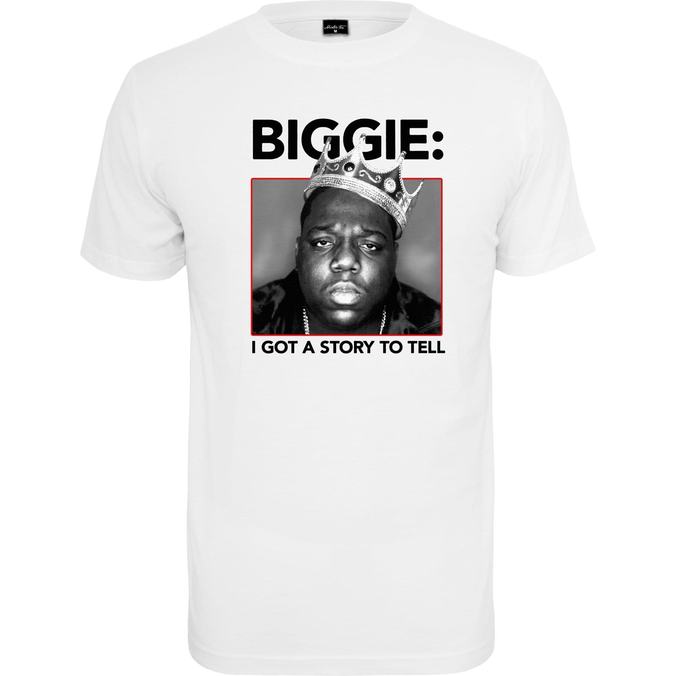Mister Tee, Herren, Shirt, Biggie Crown Tee - 18885, Weiss, (5XL)
