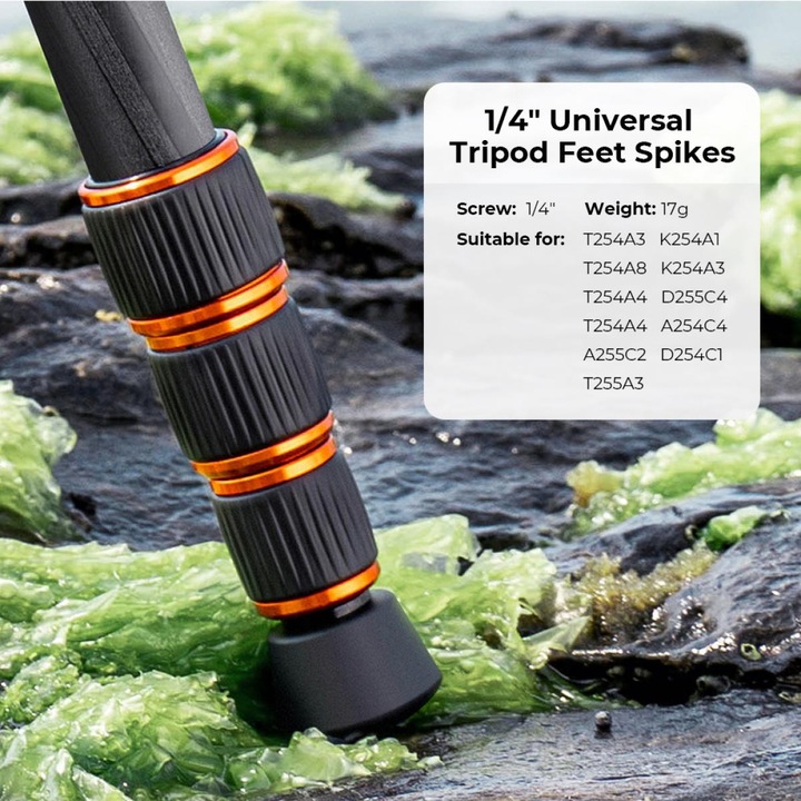 Produktbild K&F Concept 1/4 Tripod Foot Spike KF31.050 (Stativfuss)