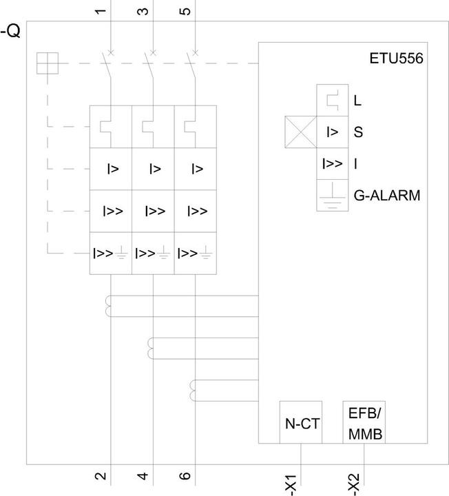 Immagine prodotto Siemens Interruttore 400A 3p opt. comando a motore 3VA6440-5JT31-0AA0