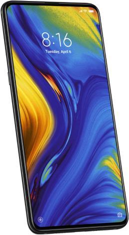Produktbild Xiaomi Mi Mix 3 (128 GB, Onyx Black, 6.39", Dual SIM, 4G)