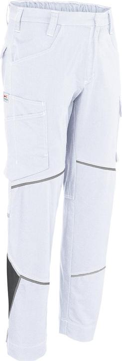 Actual product image Kübler Trousers ICONIQ cotton white/anthracite shape 2340 size 27 (27, 27)