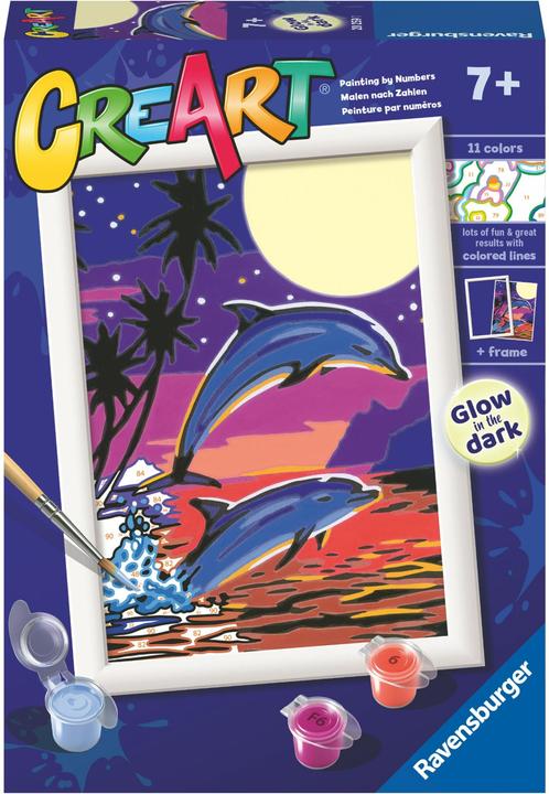 Actual product image Ravensburger CreArt Dolphin Adventures