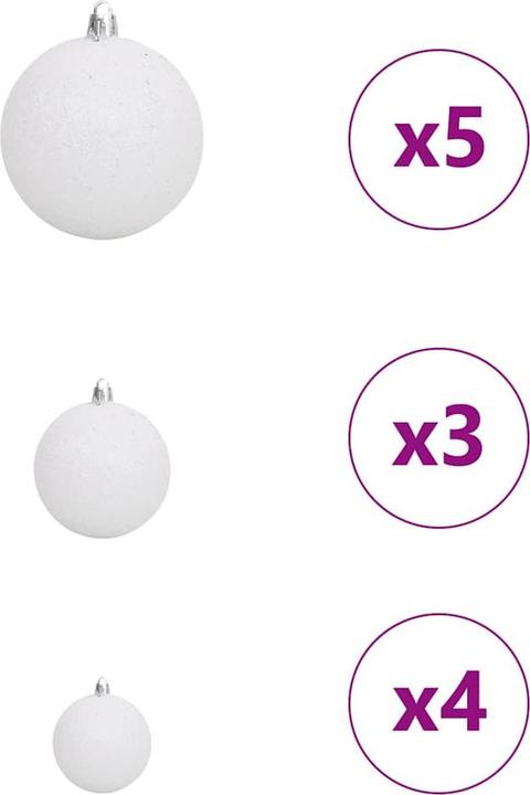 Produktbild vidaXL Weihnachtsbaum Dekoration (150 cm)