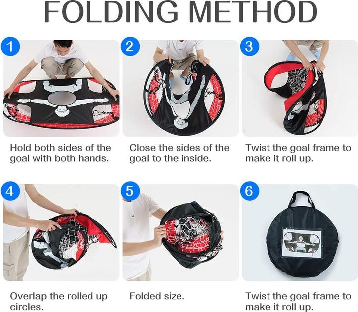 Produktbild Out of the blue 2-in-1 Pop-up Fussballtor 120x80cm