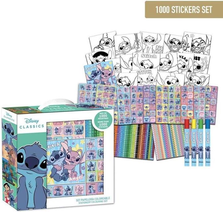 Image du produit Cerdá Pack Pegatinas 1000 Piezas Stitch (1000 Autocollants)