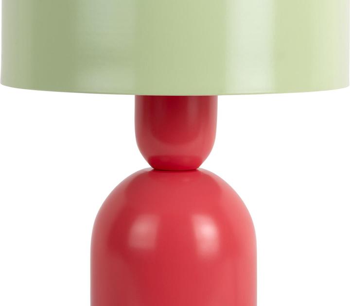 Scarlet red & soft green