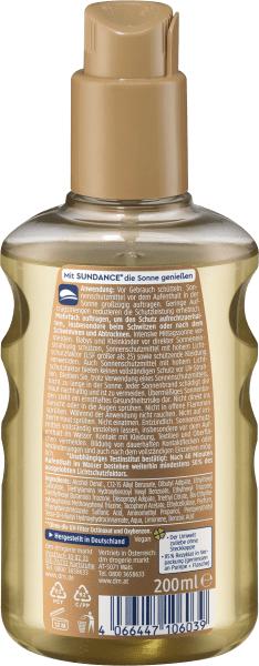 Image du produit dm Sundance Huile solaire en spray (Huile solaire, SPF 20, 200 ml, 200 g)