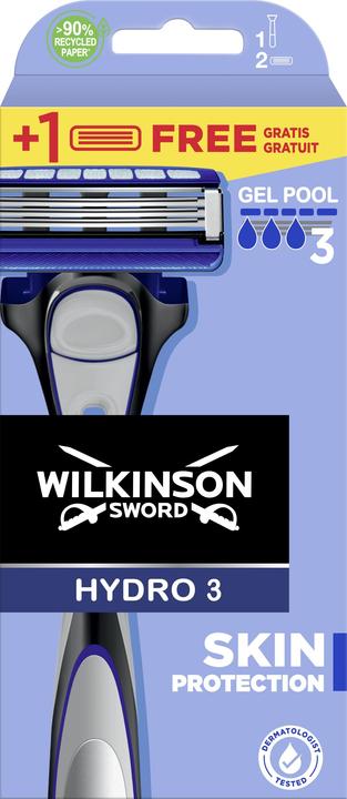 Wilkinson Hydro 3 Rasierapparat mit 1 Klinge + 1 Klinge gratis