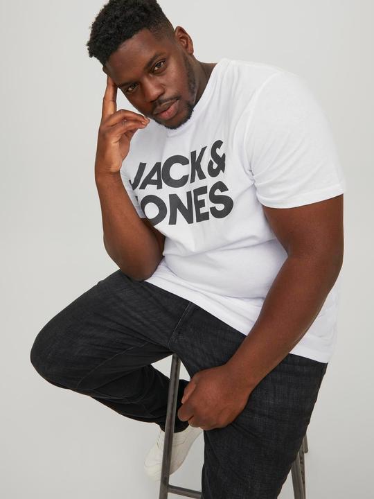 Produktbild Jack & Jones Logoprint Plus size T-shirt (4XL)