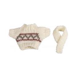 Rayher Dekoartikel Mehrfarbig Mini Strickpullover Lasse + Schal
