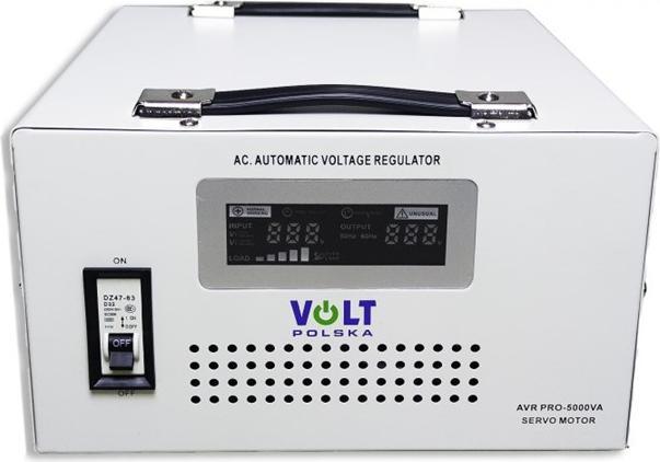 Actual product image No Name Voltage stabiliser Volt Polska AVR Pro 5000VA 3% servo (5000 VA, 5000 W)