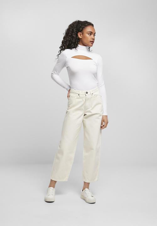 Actual product image Urban Classics Ladies Cut-Out Turtleneck Longsleeve (5XL)