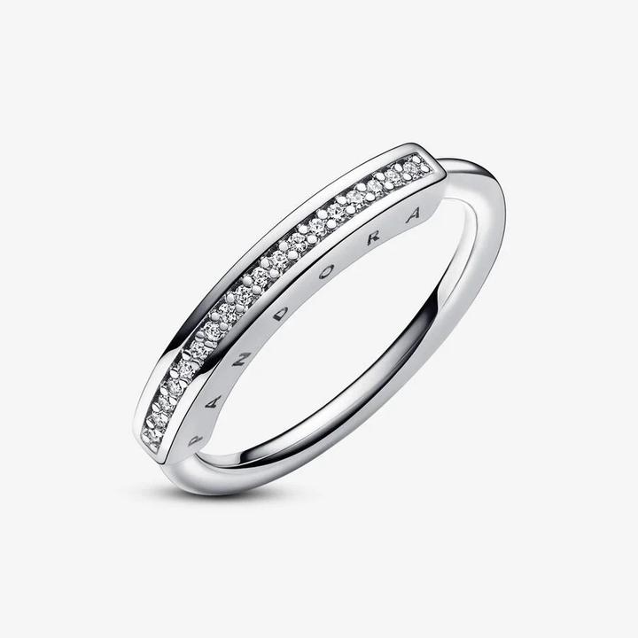 Immagine prodotto Pandora Anello con pavé I-D Signature (54, 925 Argento)