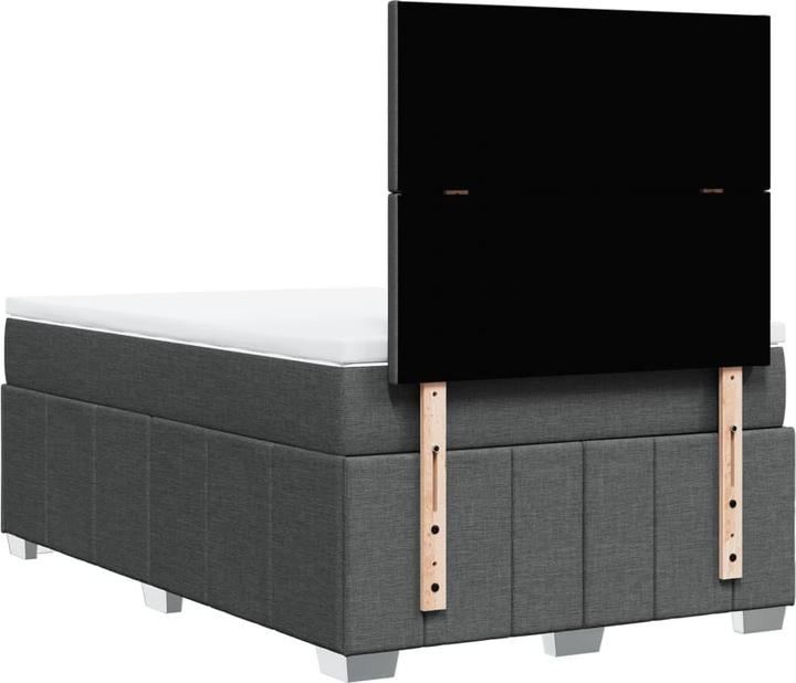 Produktbild vidaXL Bo x springbett mit Matratze 200 x 200 cm Stoff (200 x 200 cm)