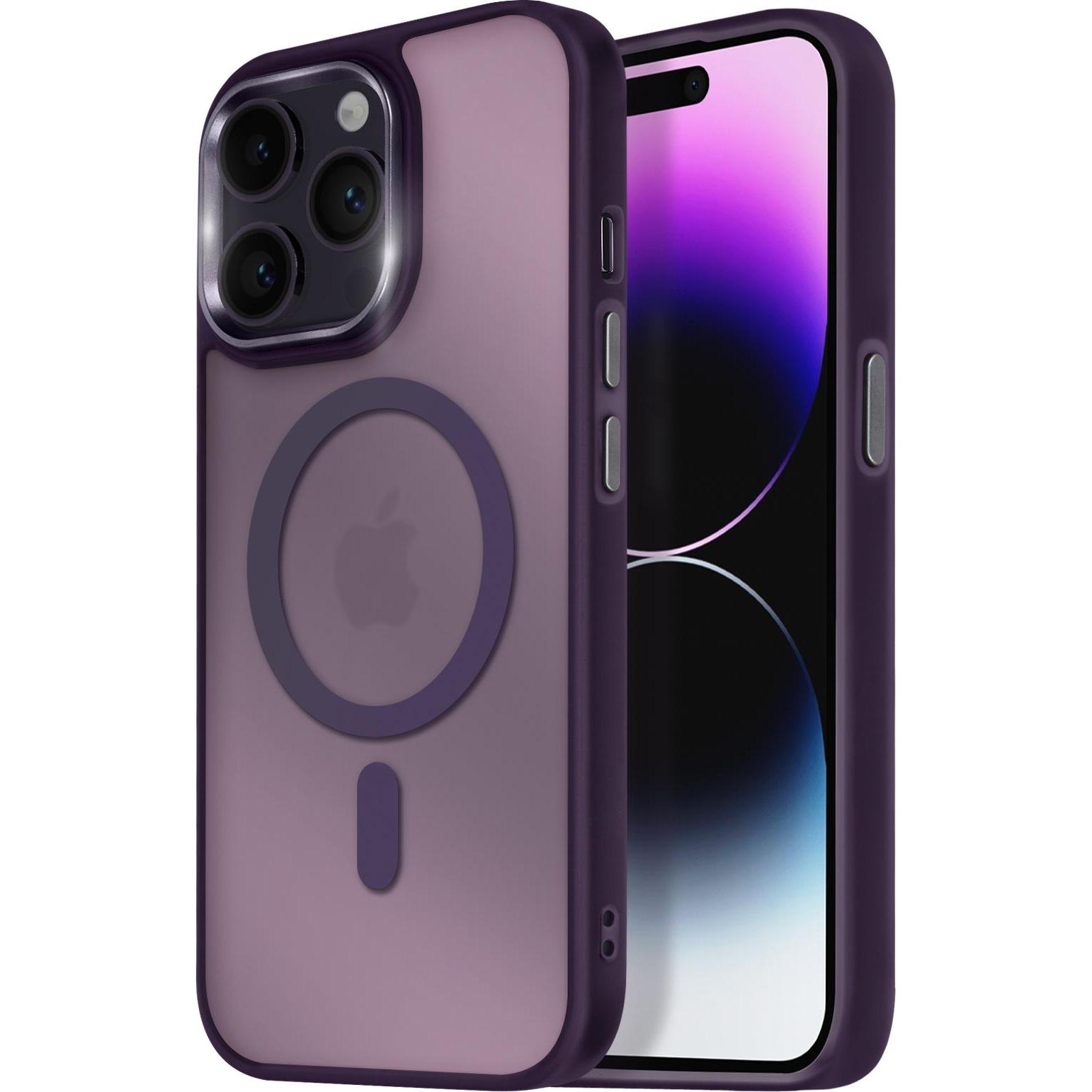 Avizar Frost Color Case (Apple iPhone 14 Pro Max), Smartphone Hülle, Violett