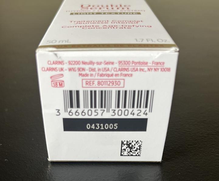 Actual product image Clarins Double Serum Light Texture (50 ml)