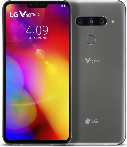 LG V40 ThinQ (128 GB, Grigio platino, 6.40", Doppia SIM, 16 Mpx, 4G)