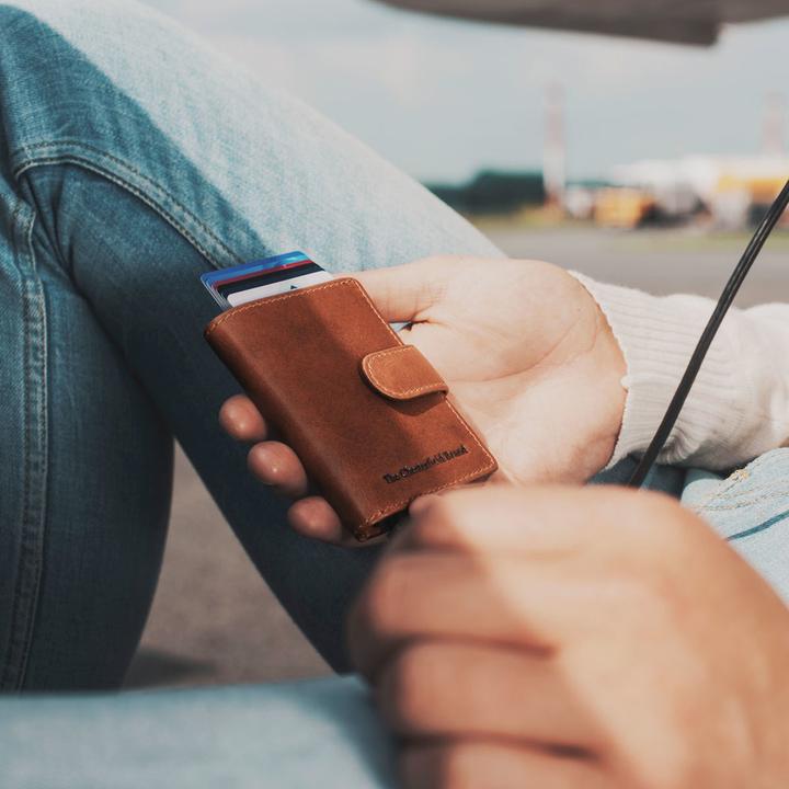 Immagine prodotto The Chesterfield Brand Loughton -korttikotelo, konjakki