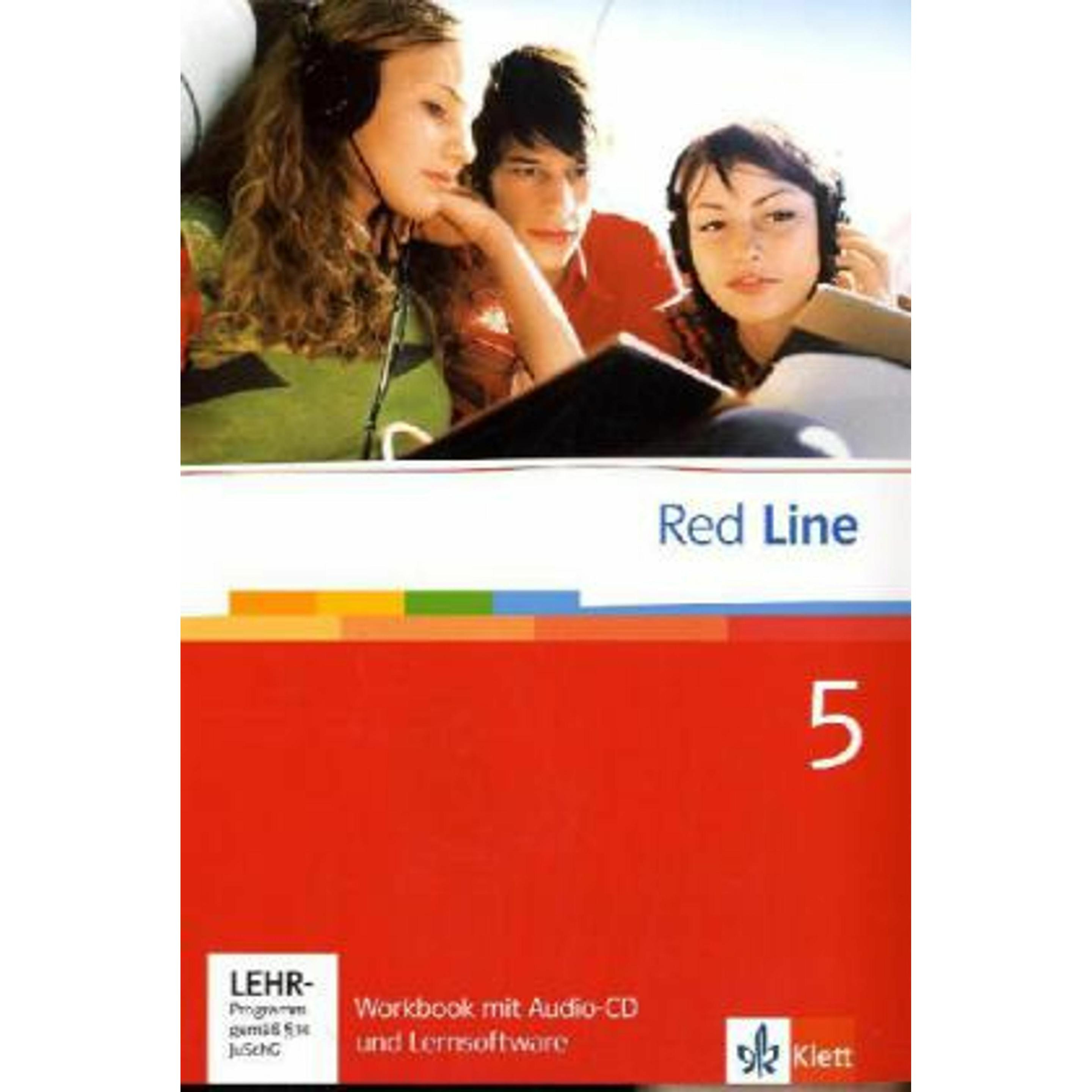 Klett Red Line 5, WB+CD+Lernsoftware (2010) (47480965)