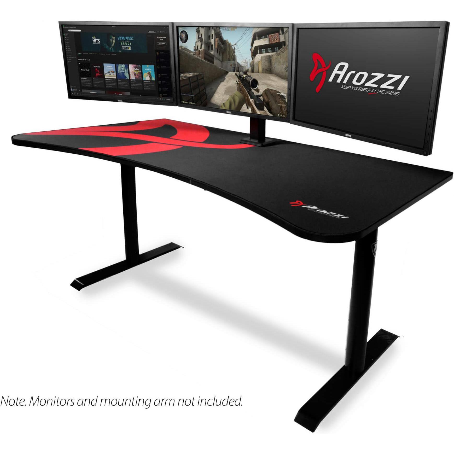 Thumbnail - Arozzi Arena, Gaming Tisch, Blau, Schwarz