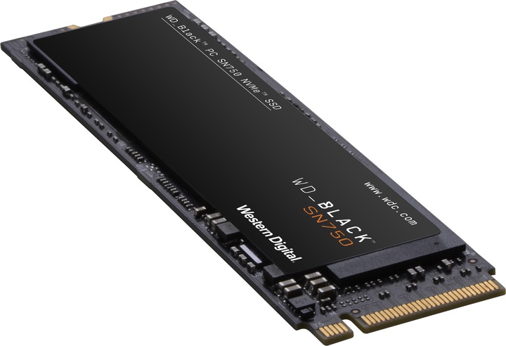 Actual product image WD Black SN750 Gaming (2000 GB, M.2 2280)